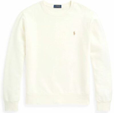 Polo Ralph Lauren Sweatshirt aus Loopback-Fleece in Creme oder Mint für 108,94€ (statt 125€)