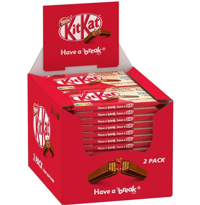 🍫 48er Pack Nestlé KitKat Classic Schokoriegel (mit je 41,5g) für 19,99€ (statt 28€)