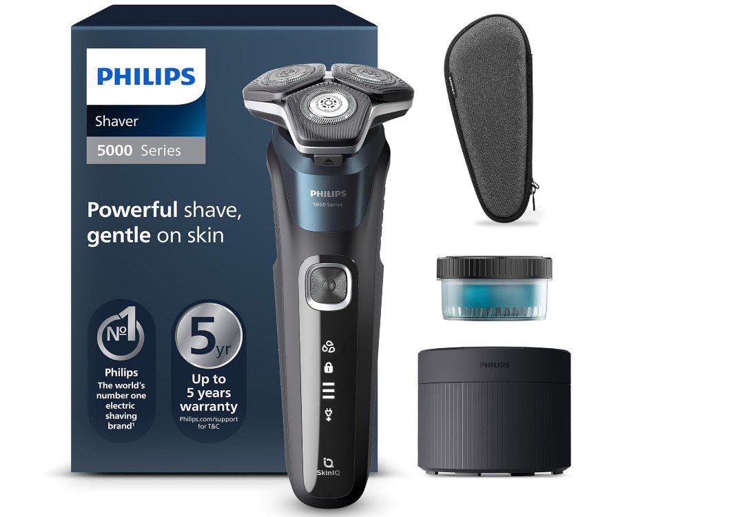 Philips Shaver Series 5000 (S5889/50) mit SkinIQ Technologie für 94,99€ (statt 147€)