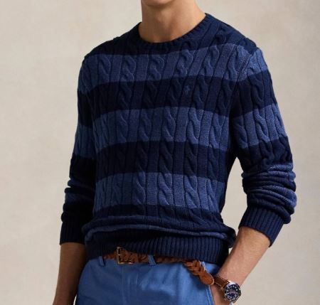 Polo Ralph Lauren Pullover mit Zopfstrickmuster für 103,99€ (statt 157€)