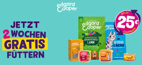 Edgard & Cooper: Katzen  und Hundefutter & gratis ausprobieren