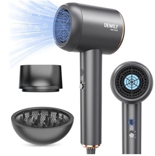 DEWILY Ionen Haartrockner mit 1800W für 14,99€ (statt 25€)