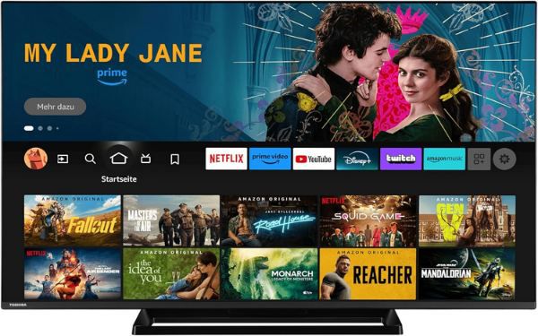 📺 Toshiba 55UF3F63DAZ 55 4K UHD Fire TV mit HDR Dolby Vision für 349,99€ (statt 400€)