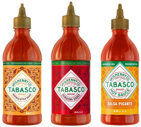 🌶️ Tabasco Multipack mit Sriracha, Buffalo Sauce & Salsa Picante für 14,95€ (statt 18€)