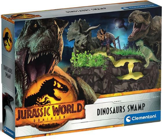 🦖 Clementoni Jurassic World 3 Dinosaurier Sumpf Baukasten für 14,80€ (statt 23€)