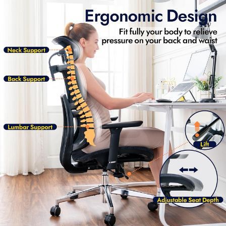 💺 TONFARY Ergonomischer Bürostuhl mit Mesh für 167,99€ (statt 210€)