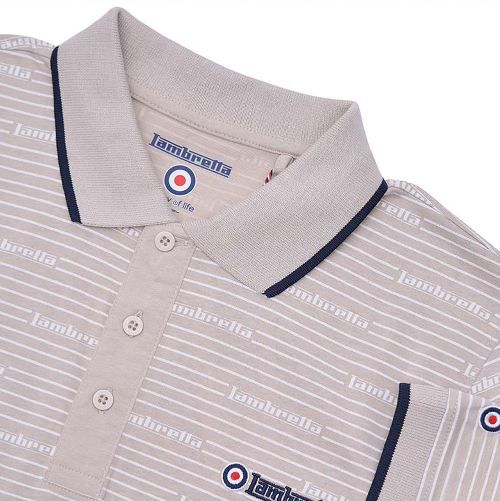 👕 Lambretta Repeat Logo Polo Shirt für 14,70€ (statt 24€)