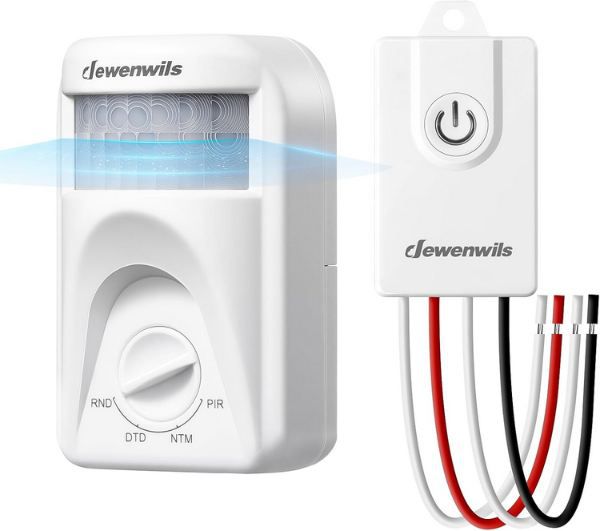 💡 DEWENWILS Funk Lichtschalter mit Bewegungsmelder für 5,99€ (statt 10€)