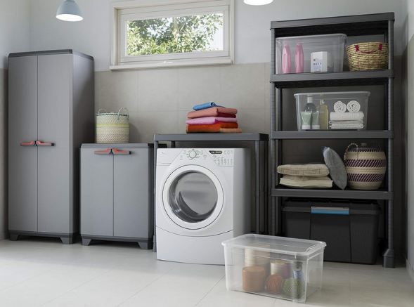 Keter Stilo Kunststoffschrank, 68x39x173cm für 53,49€ (statt 63€)