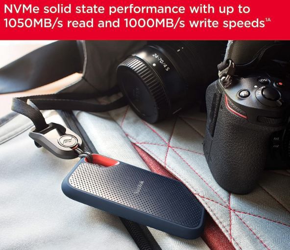 💾 SanDisk Extreme Portable SSD mit 8 TB für 499,95€ (statt 540€)