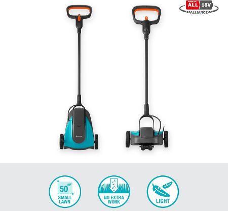 🏡 Gardena HandyMower 22/18V P4A Akku Rasenmäher Set für 147,87€ (statt 174€)