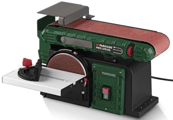 🪵 Parkside PBTS 370 B3 Band  und Tellerschleifer für 72,94€ (statt 109€)