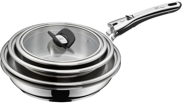 🍳 WMF Click & Serve Pfannenset, 3 teilig für 149,99€ (statt 190€)
