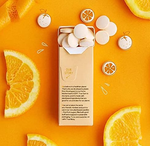 🍊 6er Pack True Gum True Mints Pastillen Orange ab 6,10€ (statt 9€)