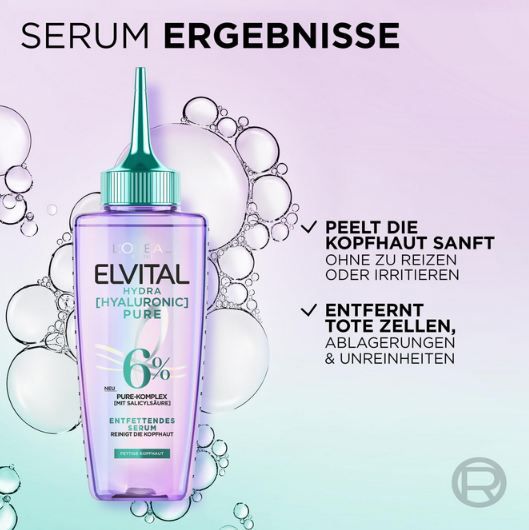 🪮 Loreal Paris Elvital Hydra Hyaluronic Pure Serum für 4€ (statt 8€)