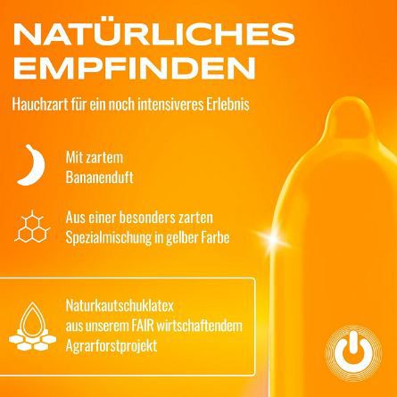 100er Pack ON Kondome mit Bananenduft, 54mm Breite ab 17,95€ (statt 27€)