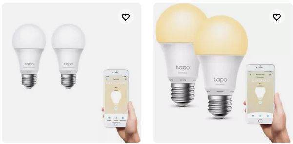 💡 2 Kaufen, 1 Bezahlen auf 2er Pack TP Link Smarte Leuchtmittel mit E27 Sockel