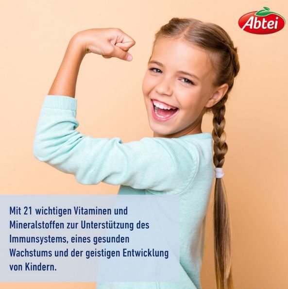 🍊 Abtei Kinder Multivitamine + Mineralstoffe, 75 Tabletten ab 3€ (statt 5€)