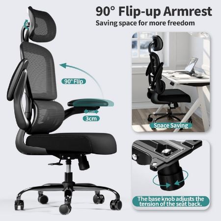 💺 TRALT Ergonomischer Bürostuhl mit Mesh Rückenteil für 95,99€ (statt 170€)