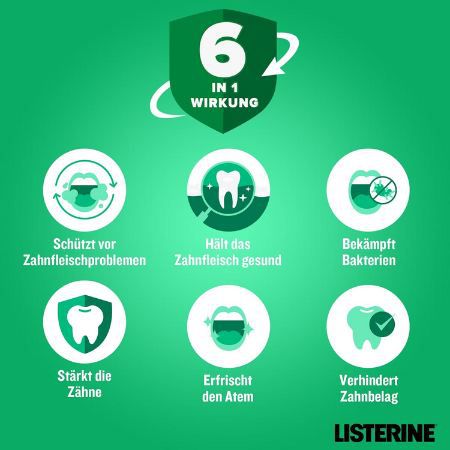 🦷 1 Liter Listerine Total Care Zahnfleisch Schutz ab 5,55€ (statt 7,49€)
