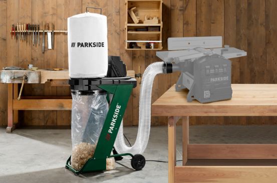🧹 Parkside PASA 550 A1 Absauganlage mit 50 Liter Auffangsack für 109€ (statt 159€)