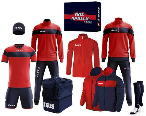 👕 Zeus Apollo Teamwear Fußball Set Box, 12 tlg. für 54,95€ (statt 100€)   2XL + 3XL