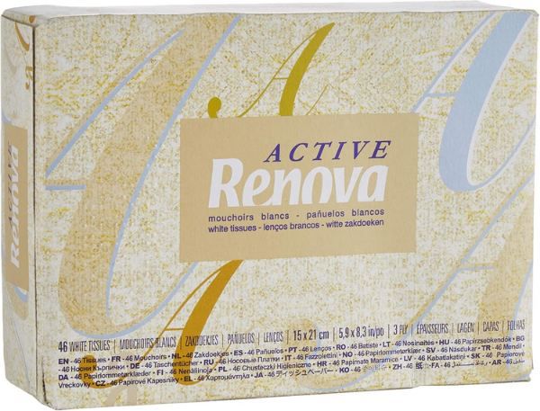 🤧 46er Pack Renova Active Mini Taschentücher für 3,20€ (statt 4€)