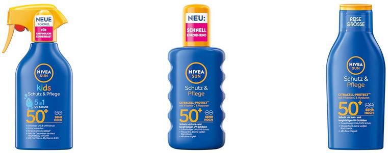 🧴🌞 Amazon: 20% Rabatt ab 15€ auf Nivea Sun Produkte   Lotion, Cremes, After Sun & mehr