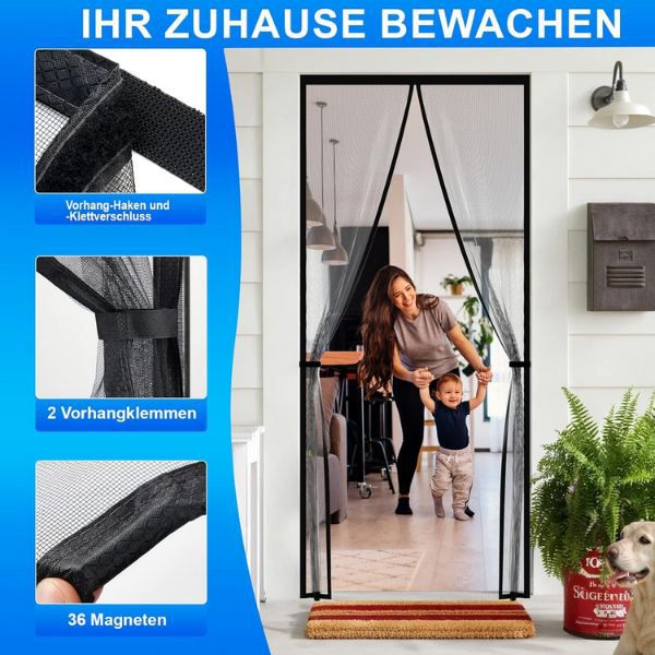 🦟 40% Rabatt auf Yangte Fliegengitter   z.B. 90 x 210cm für 10,19€ (statt 17€)