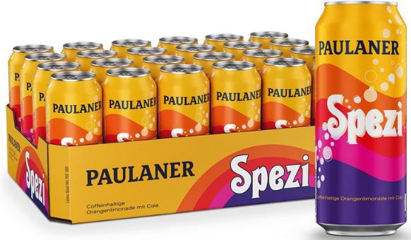 🥤 24er Pack Paulaner Spezi, 0,5L Dosen ab 20,69€ (statt 28€)