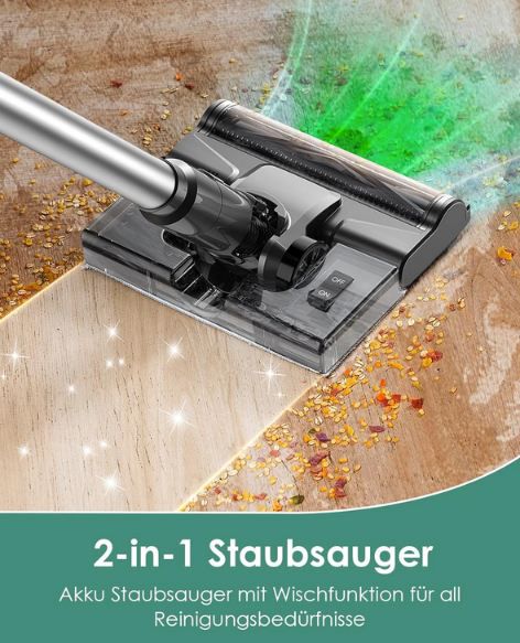 🧹 VersLife S7 Plus Akku Staubsauger mit Wischfunktion für 68,99€ (statt 100€)
