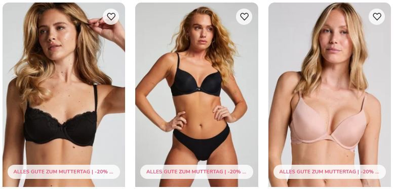 💌 Hunkemöller Muttertags Aktion   20% Rabatt auf ALLES ab 20€!