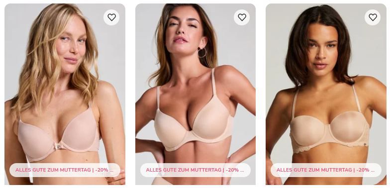 💌 Hunkemöller Muttertags Aktion   20% Rabatt auf ALLES ab 20€!