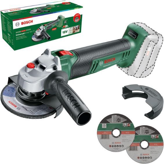 🪚 Bosch UniversalGrind 18V 75 Akku Winkelschleifer für 89,99€ (statt 116€)