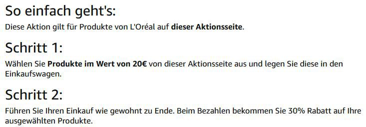 🔥 Amazon: 30% Rabatt ab 20€ auf Loreal   z.B. 8x Men Expert nur 13,68€ (statt 24€)