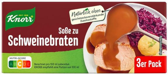15 x 3er Pack Knorr Soße zu Schweinebraten ab 18€ (statt 24€)