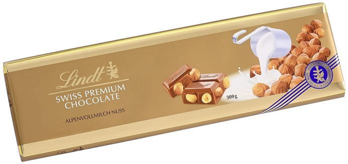 🍫 Lindt Vollmilch Nuss Schokoladentafel, 300g für 6,79€ (statt 8€)