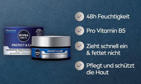 👨🏼 3x Nivea Men Protect & Care Intensive Feuchtigkeitscreme ab 11€ (statt 18€)