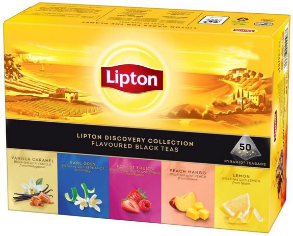 🍵 Lipton Discovery Collection Tee Geschenkset mit 5 Sorten, 50 Beutel ab 8,35€ (statt 14€)
