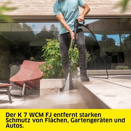💦 Kärcher K 7 WCM FJ Hochdruckreiniger, max. 180 bar für 390,99€ (statt 460€)