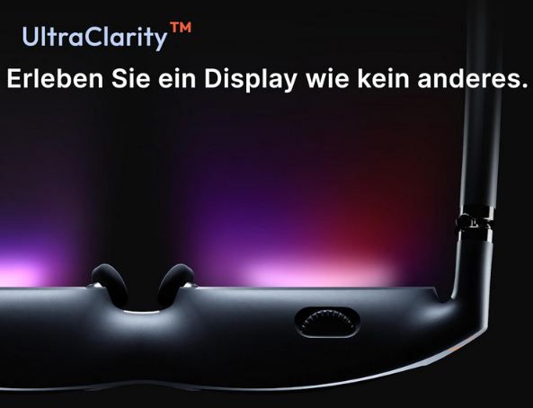 🕶️ Viture Pro XR/AR Brille mit bis 135, 120Hz, 1.000 Nits für 448,99€ (statt 540€)