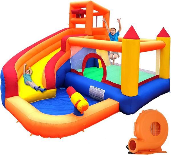 🚸 Ballsea P3 Große Hüpfburg mit Gebläse, 320x280x232cm für 295,79€ (statt 348€)