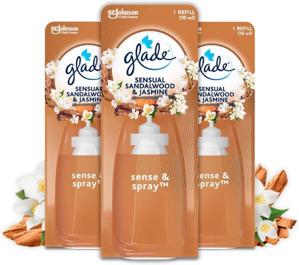 3er Glade Sense & Spray Sensual Sandalwood & Jasmine Nachfüller ab 6,86€ (statt 9€)