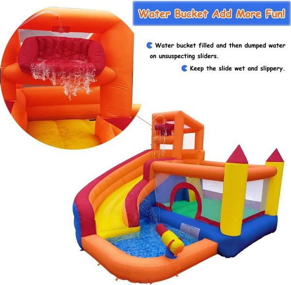 🚸 Ballsea P3 Große Hüpfburg mit Gebläse, 320x280x232cm für 295,79€ (statt 348€)