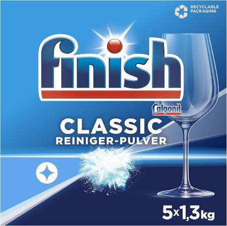 🍽️ 6,5 Kg Finish Classic Reiniger Pulver, Geschirrreiniger ab 12,21€ (statt 20€)