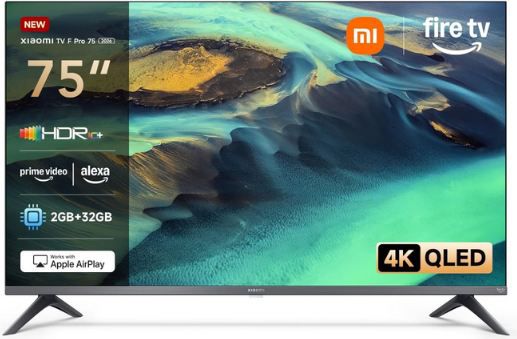 📺 Xiaomi TV F Pro 75 4K UHD QLED Smart TV mit Alexa für 799€ (statt 999€)
