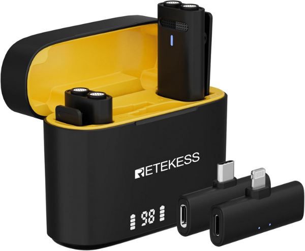 Retekess TG103 Kabelloses Lavalier Mikrofon + Empfänger für 19,88€ (statt 33€)