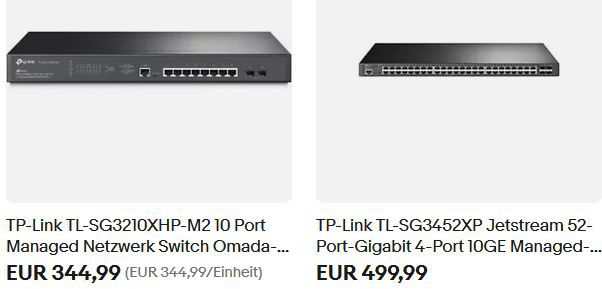 🛜 eBay: 40% Rabatt auf TP Link Switches & Rekorder   z.B. TL SL1226P Switch 114€ (statt 198€)