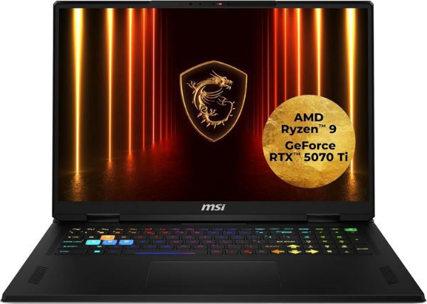 💻 MSI Vector A18 HX mit 18 QHD+, 240Hz, Ryzen 9 9955HX, RTX 5070 Ti für 2.899€ (statt 3.099€)