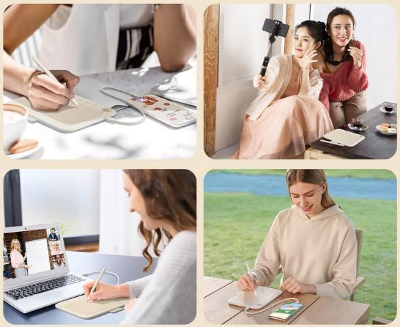 🖌️ ugee Q6 Grafik Tablet mit Stift & Ladekabel für 9,99€ (statt 20€)